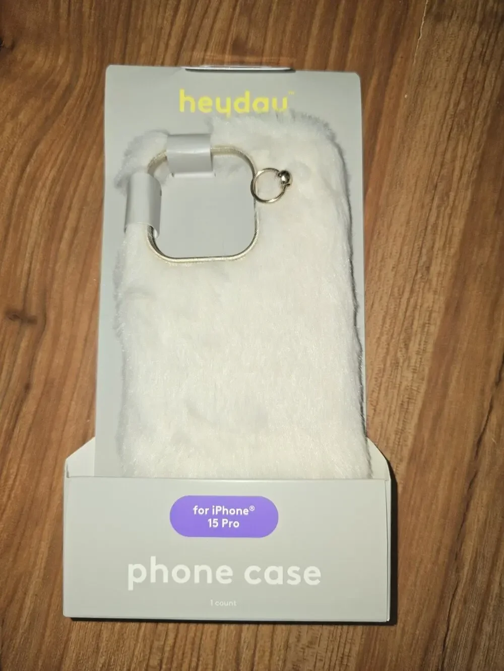 Heyday Faux Fur Phone Case Apple iPhone 15 Pro Cream (F408125-08/25) S16